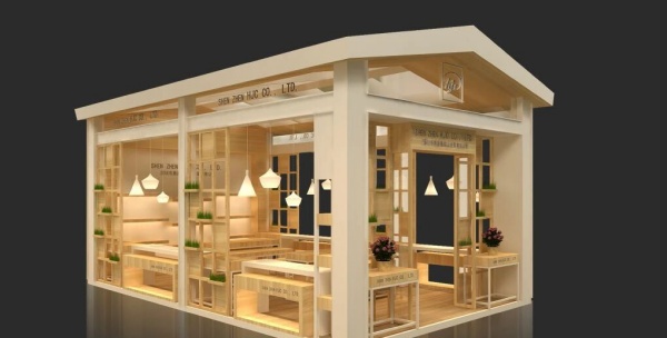 展廳設(shè)計(jì)以自然為韻，打造溫馨質(zhì)感空間