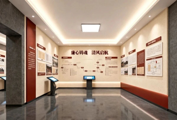 廉潔文化展廳怎么建？這套 “沉浸式 + 互動感”設(shè)計方案太贊了！