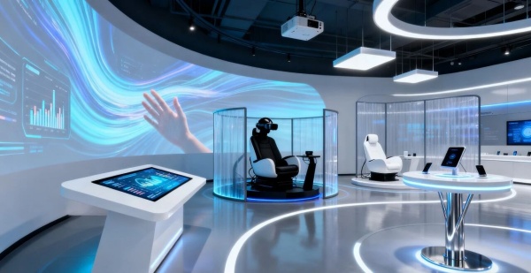 智能硬件企業展廳設計怎么做才能凸顯科技先鋒感？